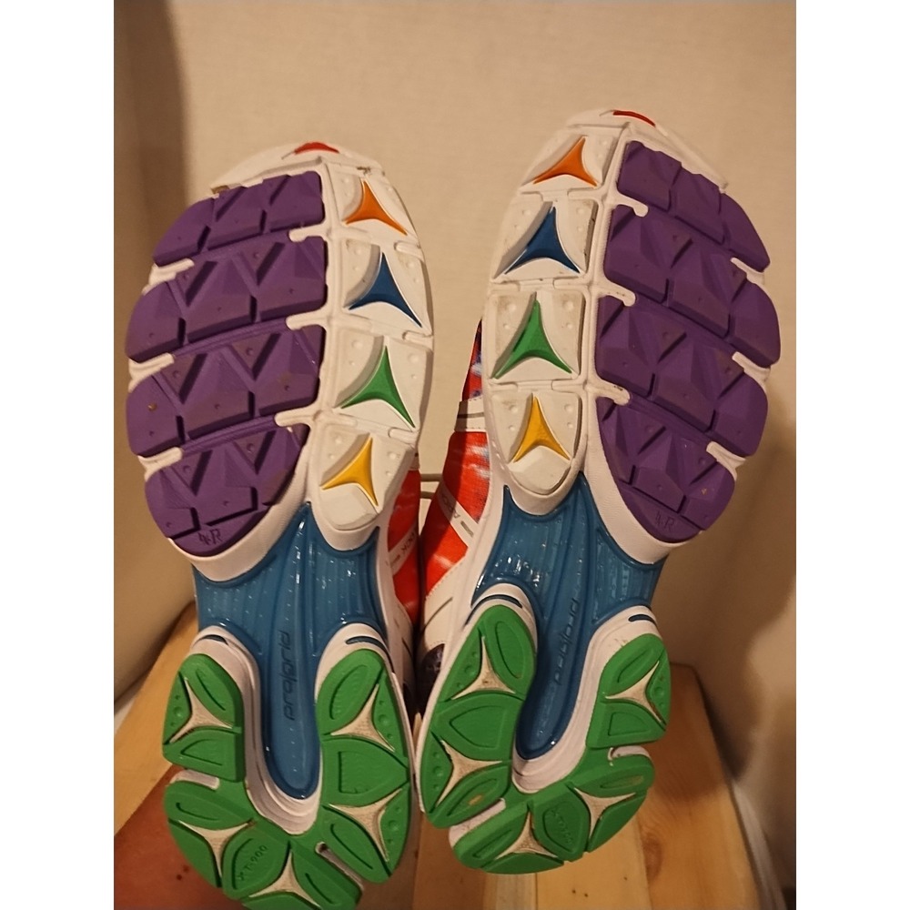 Saucony ProGrid Triumph 4 Rainbow Men's 9 Women's 10.5 streetwear tie dye retro - Picture 6 of 16
